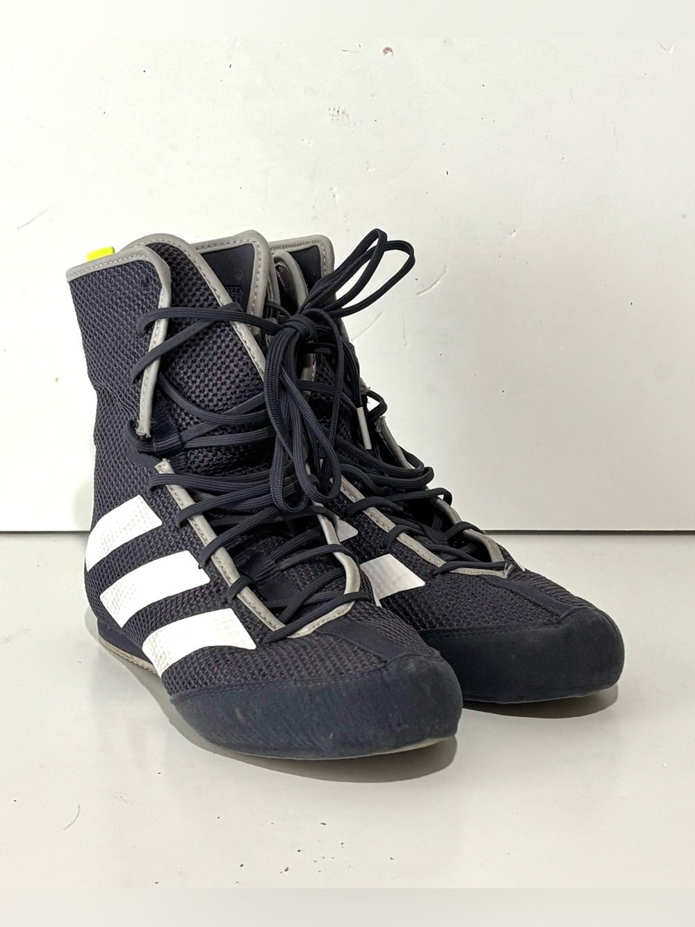 Adidas Box Hog 3 Boxing Boys Shoes US Size 4.5 Blue GX2814